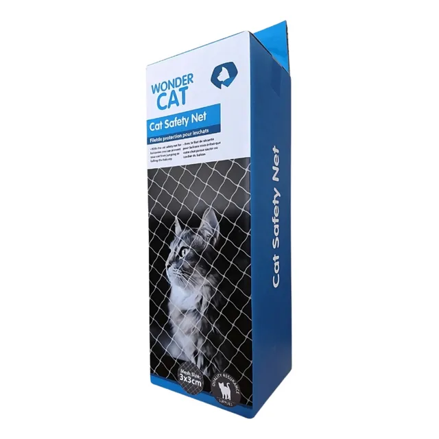 Mallas Seguridad Para Gatos Ventana Nylon Wonder Kat 2mx1,5m