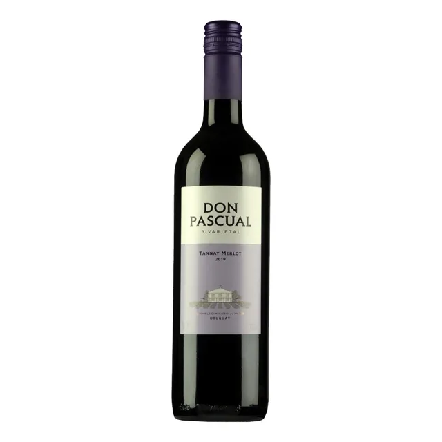 Vino Uruguayo Don Pascual Bi Tannat Merlot 750ml