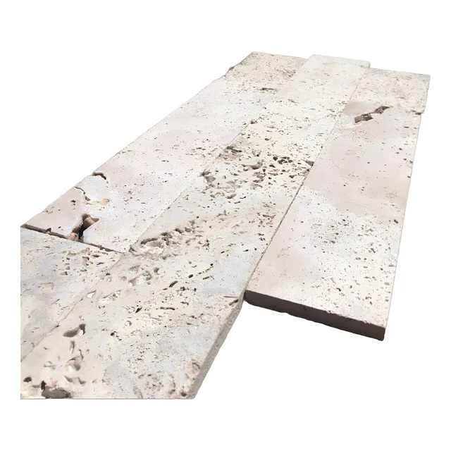 Travertino Rústico Nacional 10 Cm X Ll Calibrado Piso Pared