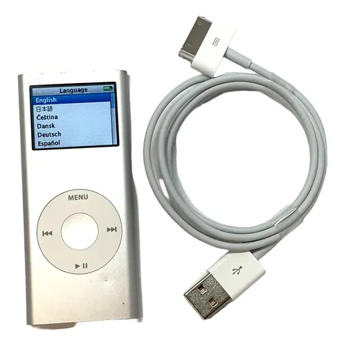 Mp3 Para iPod Nano De 2ª Geração, Bateria Nova Vermelha De 4
