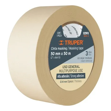 Tirro Uso General Cinta Para Enmascarar 2x50mts Msk-2 Truper