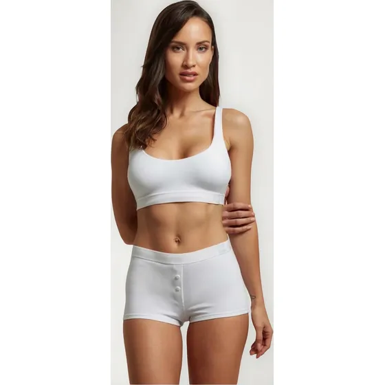 Corpiño Selú Top Preformado Algodón Y Lycra Cotton Art.4381