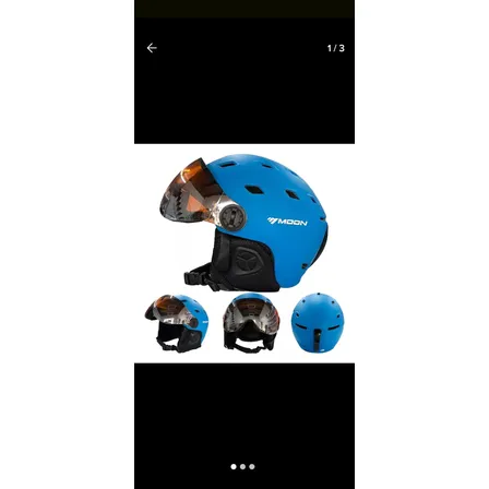 Casco Nieve, Snowboard, Ski, Moon Antiparra Incorprada Casco