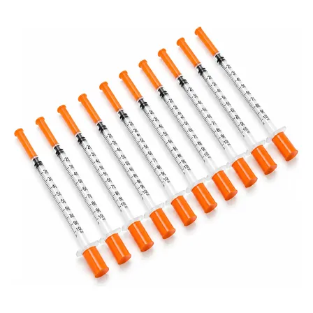 Seringa Insulina 1ml Agulha Fixa 8x0,30 - 10 Unidades 1 Ml
