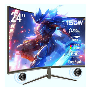 Monitor Gamer Curvo 1sow 0162 24 Pulgadas 180hz Fhd 1ms Freesync Altavoces Integrados Negro Monitor Gamer Curvo 1sow 0162 24 Pulgadas 180hz Fhd 1ms Freesync Altavoces Integrados Negro