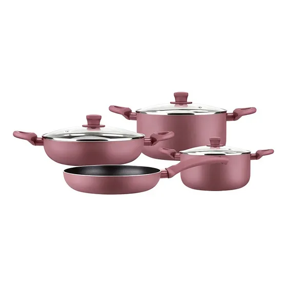 Batería De Cocina Marmicoc Spring Set 7 Piezas