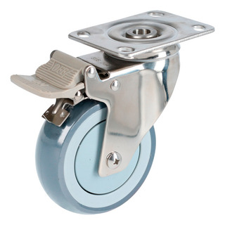 Rodaja Tpr Gris Herrajes Acero Inox Giratoria 4 Surtek Rodaja Tpr Gris Herrajes Acero Inox Giratoria 4 Surtek