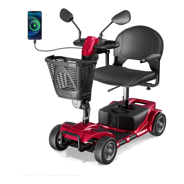 Scooter Motorizado Eléctrico Plegable Para Adultos Mayores