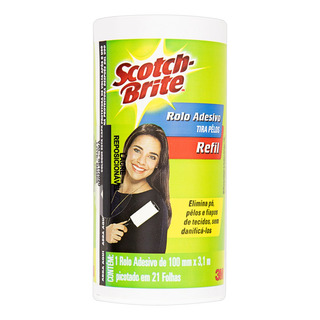 Rolo Adesivo Tira Pelos Scotch-brite 100mm X 3,1m Refil Rolo Adesivo Tira Pelos Scotch-brite 100mm X 3,1m Refil
