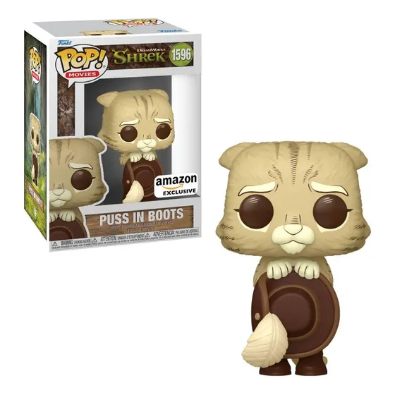 Boneco Gato De Botas Filmes De Dreamworks Shrek 30 Anos 1596 Funko Pop!