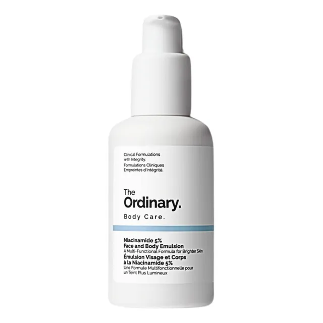 The Ordinary, niacinamida al 5%, emulsión, tiempo de aplicación: día/noche, tipo de piel: todo tipo de piel