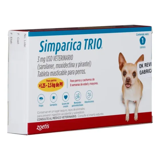 Simparica Perros Trio | MercadoLibre 📦