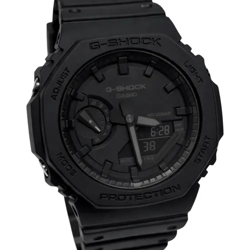 Relógio Casio G-shock Ga-2100-1a3 Wr 200m Cor de fundo claro Cor