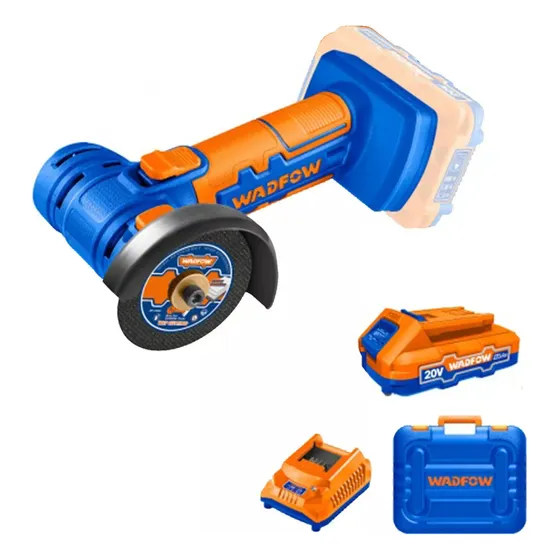 Mini Amoladora A Bateria 3 Wadfow Wlap571 - Smf Color Azul Frecuencia 50-60