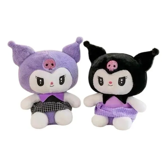 Set 2 Peluches Kuromi  50cm Grandes Kuromi Hello Kitty