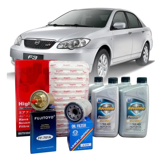 Service Cambio De Aceite Byd F3 Havoline Sintético Filtros