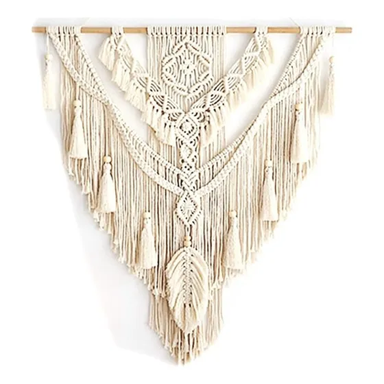 @ Tapiz Nórdico De Macramé Bohemio Para Colgar En La Pared
