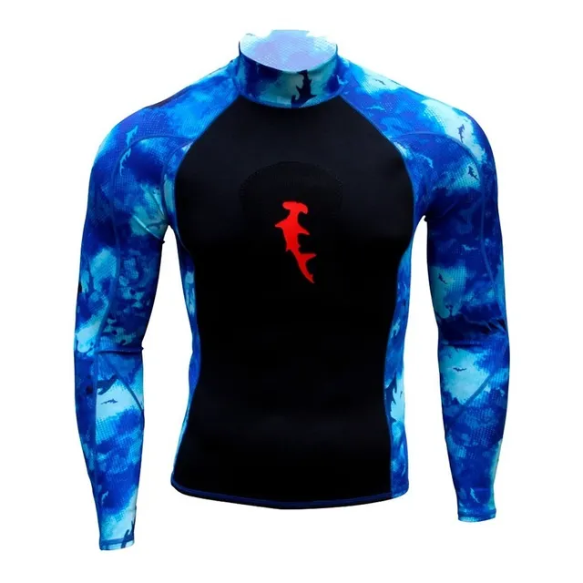 Rashguard Color Camo Blue - Hammerhead S.