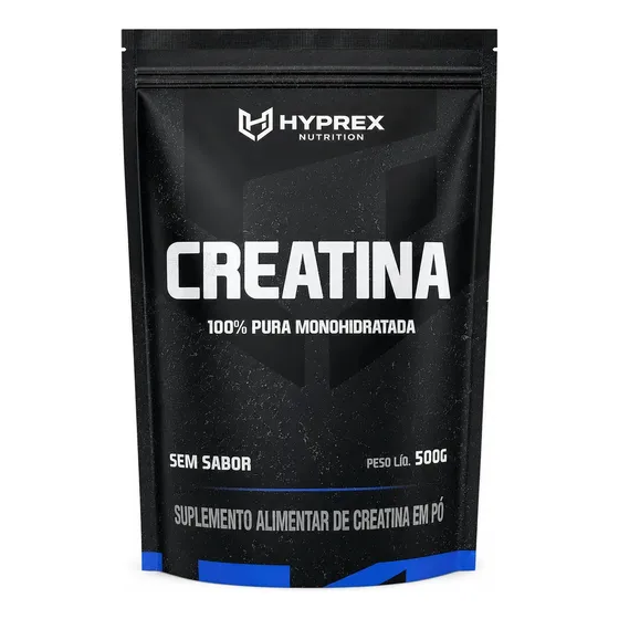 Creatina Monohidratada Pura 500g Hyprex Nutrition Sem Sabor