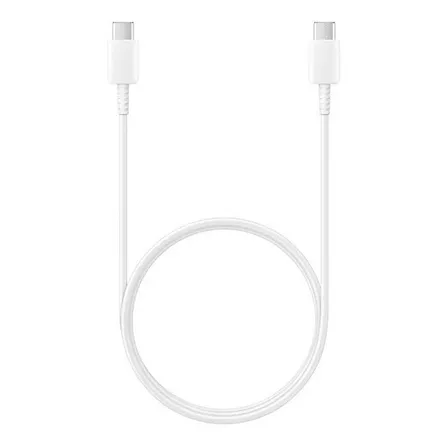 Cable usb 2.0 1m Samsung Cable USB-C to USB-C blanco con entrada USB Tipo C salida USB Tipo C