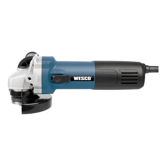Esmerilhadeira angular Wesco WS4740 de 60 Hz azul-turquesa 750 W 220 V + acessório\n