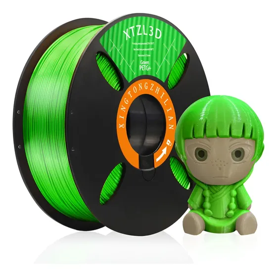 Filamento Petg Xingtongzhilian 1.75mm +/- 0.02 Color Verde