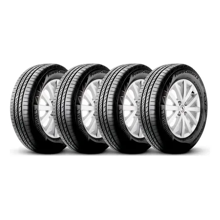 Kit 4 Pneus 175/65r14 Continental Powercontact 2 82t Aro 14