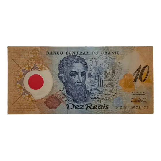 Cédula 10 Reais Polímero Flor De Estampa Original C331