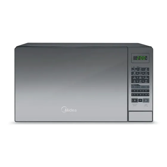 Micro-ondas Midea MRA_2 20L Prata Porta Espelhada