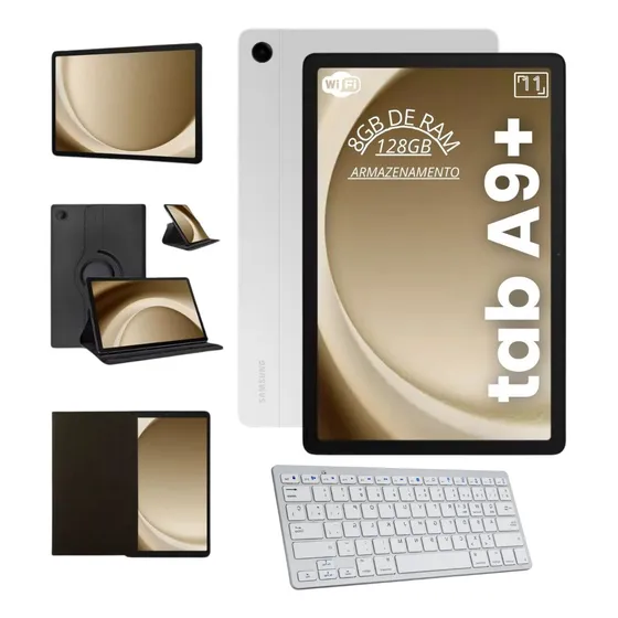 Tablet Samsung A9 Plus 11'' 128gb 8gb Wifi C/ Teclado Branco