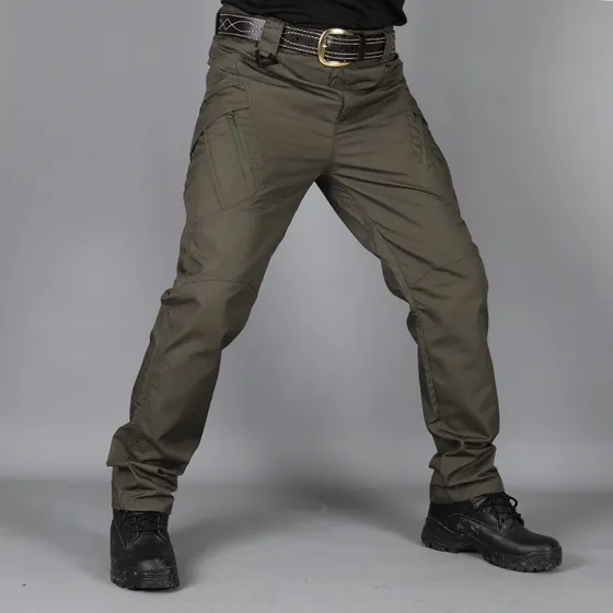 Pantalones Tácticos Militares Impermeables Ix9 Camuflaje