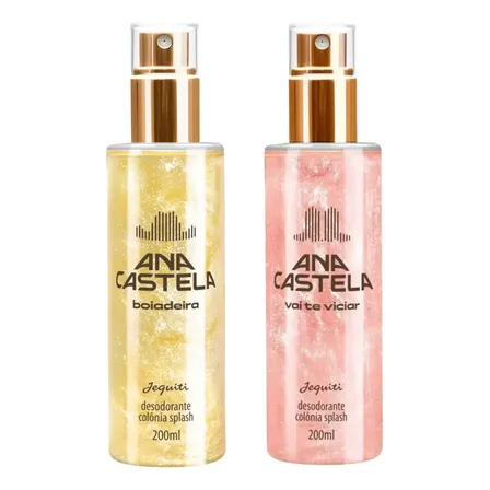 Ana Castela | Kit Feminino 2 Body Splash Boiadeira + Vai Te Viciar | Ana Castela - Jequiti 200ml Cada