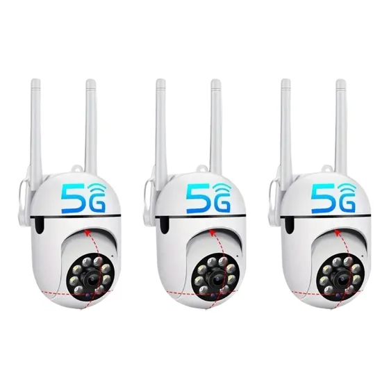 Câmeras Hd Rotação Wifi 360° Visão Noturna Colorida /03und