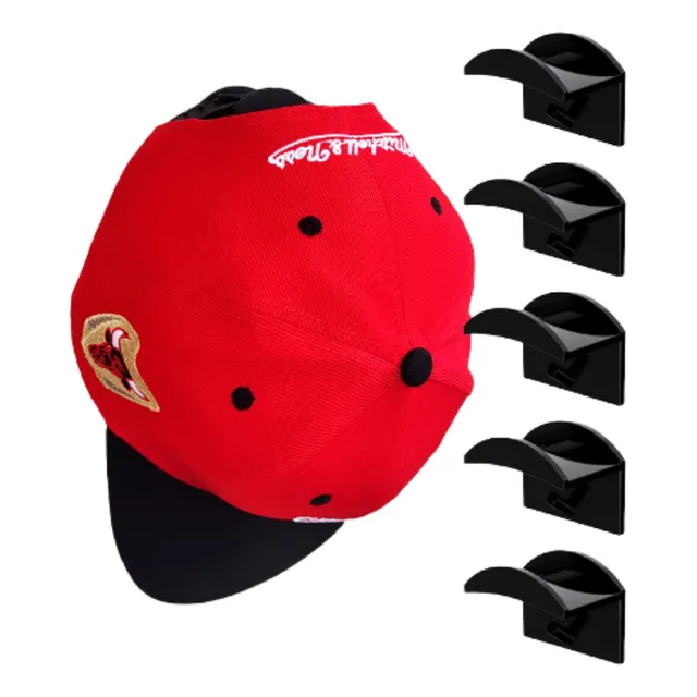 Gancho Organizador De Gorras Y Accesorios Pared Adhesivo X5