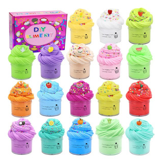 Brinquedos De Cola Butter Slime Puff Glue De 18 Cores A Brinquedos De Cola Butter Slime Puff Glue De 18 Cores A