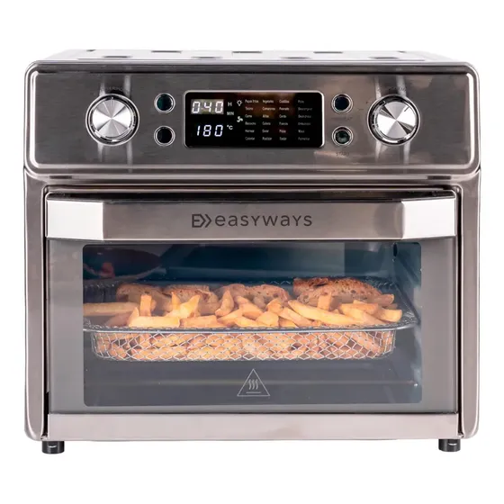 Horno Freidora De Aire Air Fryer Gourmet Pro 20 L Easyways Color Gris