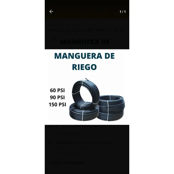 Manguera Riego 