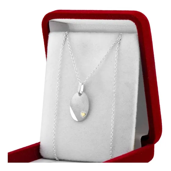 Conjunto Cadena Y Dije Oval Chico Para Grabar Plata Y Oro