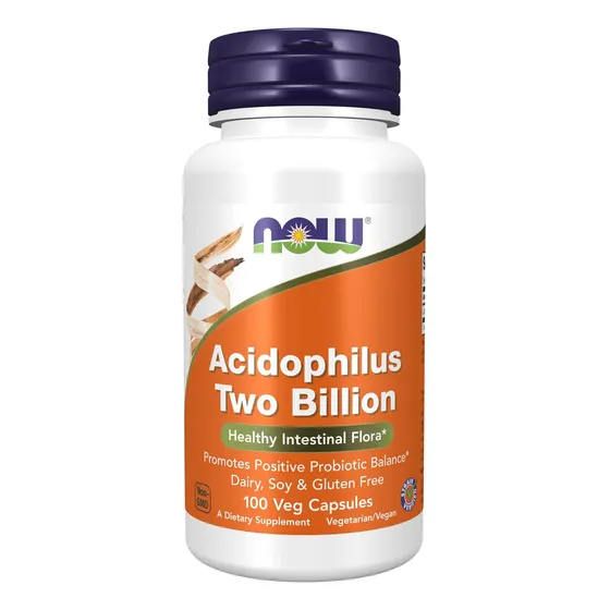 Probióticos Acidophilus 2 Billones 100 Cápsulas Now