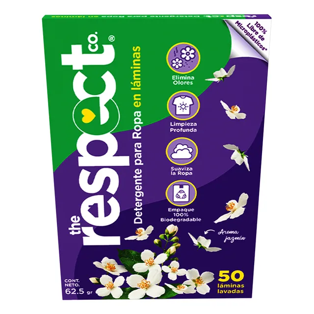 Detergente Ecológico En Lamina - The Respect Co - 50 Lavadas