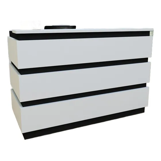 Escritorio  Recepcion Funcional Minimalista Troya Armado 