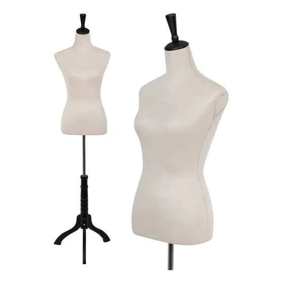 Maniqui Dama 59 67 Costura Torso Vestido Ajustable Base