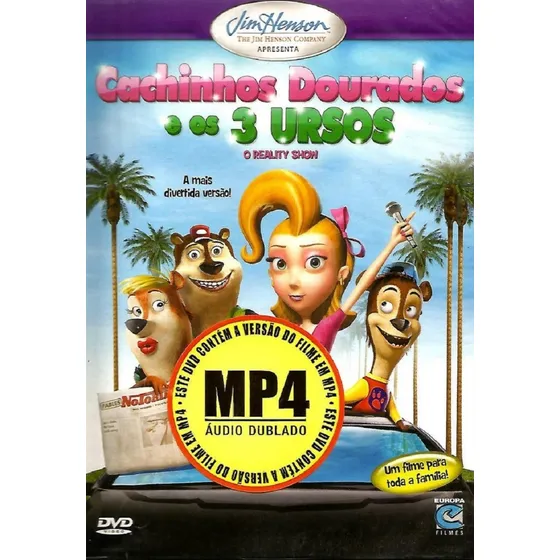 Dvd Cachinhos Dourados E Os 3 Ursos - Original E Lacrado