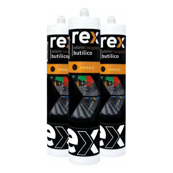 Tapagoteras Butílico Bajo Lluvia 300ml Rex Pack Ahorro 3 Uni