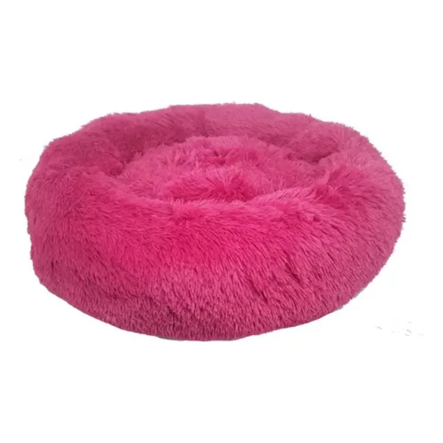 Cama Antiestres De Felpa Para Mascotas Talla Xl 80 Ctm