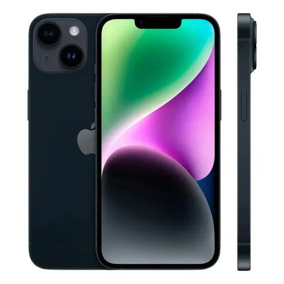 Celular Apple iPhone 14 Plus (128gb) Meia-noite + Acessórios