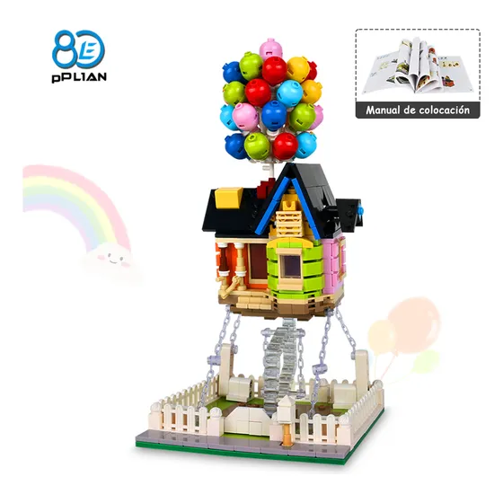 8eppl1an Flying Balloon House Building Block Set Up 635 Pc,creativo,adornos Coleccionables,mejor Idea De Regalo