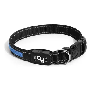 Coleira Luminosa Led Para Cachorro AjustĂĄvel Azul Mimo P Coleira Luminosa Led Para Cachorro AjustĂĄvel Azul Mimo P
