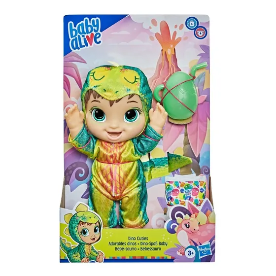 Muñeca Baby Alive Bebe-saurio Castaña Hasbro