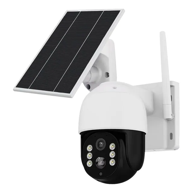 Camara De Seguridad Con Chip Y Panel Solar 4mp